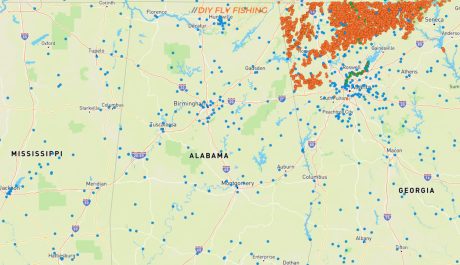 alabama fishing map