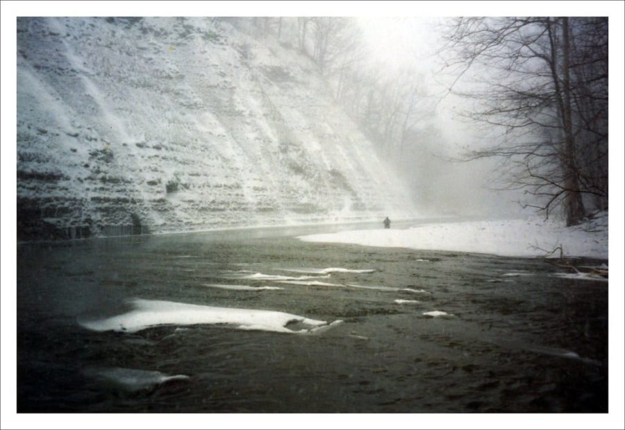 steelhead fishing on Elk Creek in Pennslyvania
