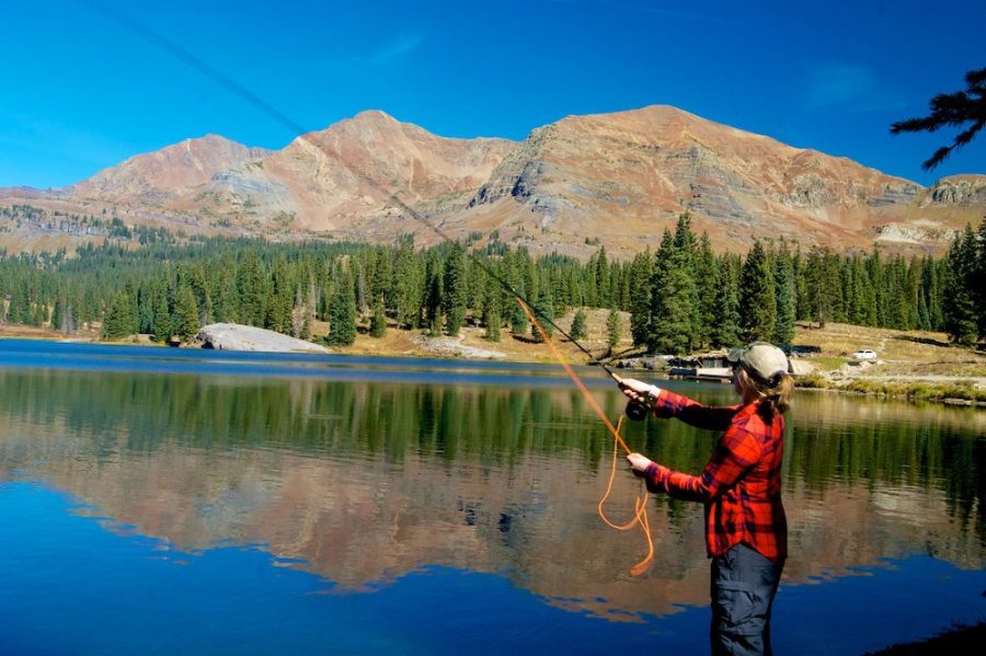 can you fly fish in a lake