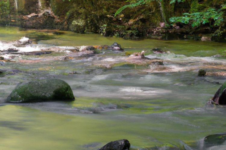 Illustration of Cooks Run in the upper peninsula of Michigan